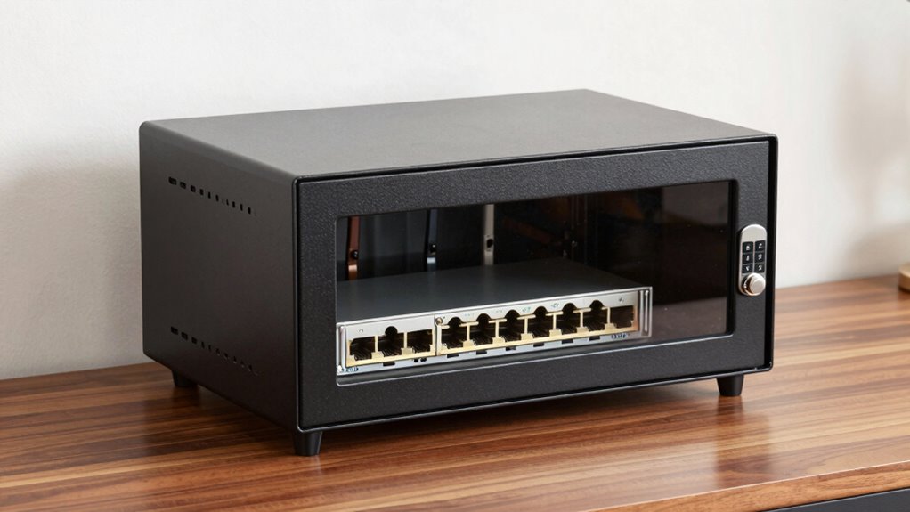 secure hidden network enclosure