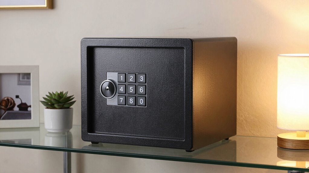 secure valuables and fire protection