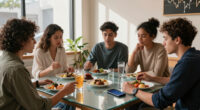 Dining across the divide: ‘I don’t see why anybody would feel uncomfortable with national flags’