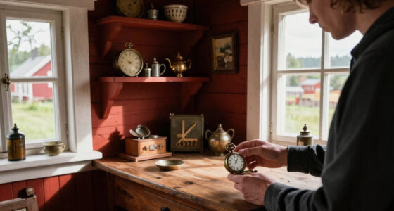 Inside a Vintage Dealer’s Little Red Cottage in the Swedish Countryside