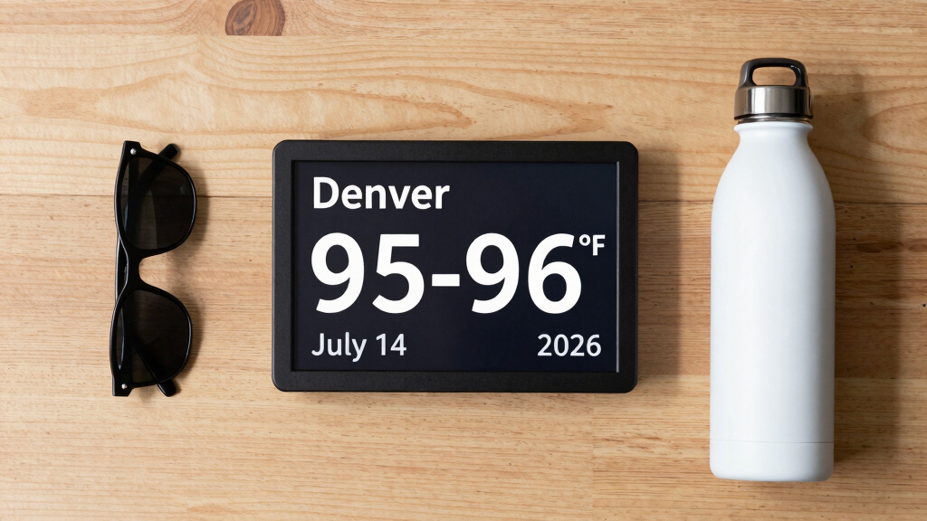 Will The **High Temp In Denver** Be 95-96° On Jul 14, 2026?